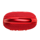JBL Clip 5, Altavoz inalámbrico portátil con Bluetooth, resistente al agua y al polvo IP67, hasta 12h de reproducción y más con Playtime Boost activado, rojo