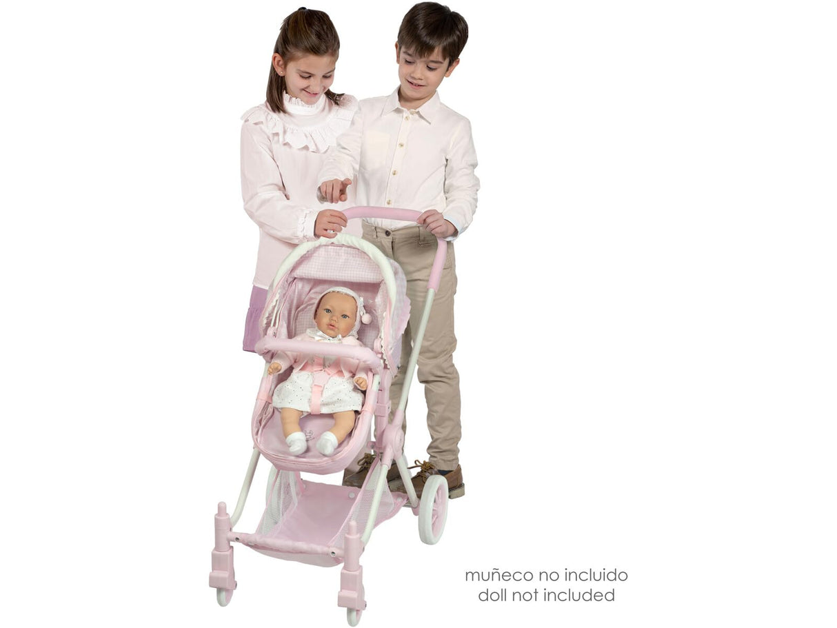 Coche de muñeca 3x1 - para muñecas de hasta 52 cm.