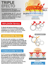 fischer - Escudo Térmico Total, Aislante Térmico Reflexivo Exterior e Interior | Impermeabilizante | Antihumedad | Anticondensación | Antimoho para Pared, Techo, Tejado, Fachada o Habitación (18 L)