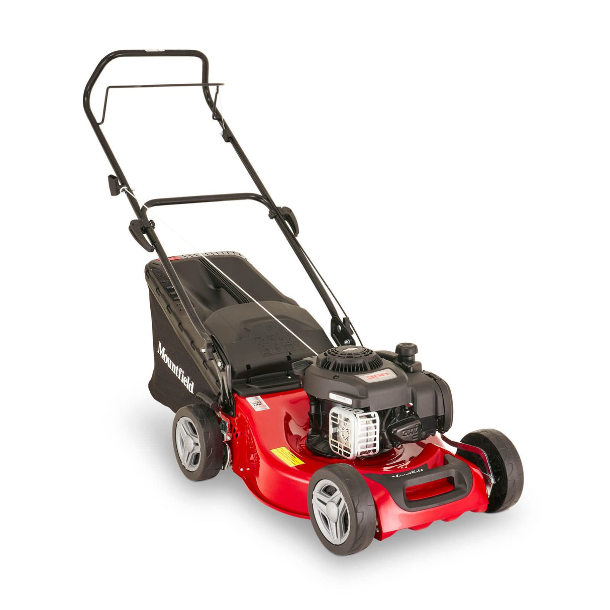 Mountfield Cortacésped de propulsión Manual, Modelo HP185, Rojo y Gris, artículo 2L0481043/MC