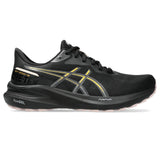 ASICS GT-1000 13 GTX, Sneaker Mujer, Negro/Naranja Estadio, 39 EU