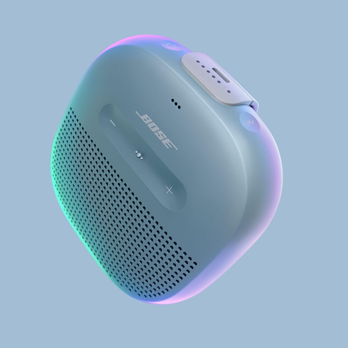 Bose Altavoz Bluetooth SoundLink Micro Sumergible, pequeño con Micro, Azul pétreo