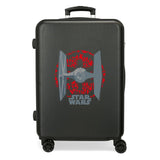 Star wars Tie Fighter Maleta Mediana Negro 48x70x26 cms Rígida ABS Cierre TSA Integrado 81L 3,98 kgs 4 Ruedas Dobles