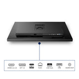 Philips 32B1U3900 Monitor 32" UHD, WLED, 60Hz, VA, 4 ms GtG, TUV Eye Comfort, Altavoces, Altura Ajustable (3840x2160, 2X HDMI 2.0, 1x DP 1.4, USB-C) Negro