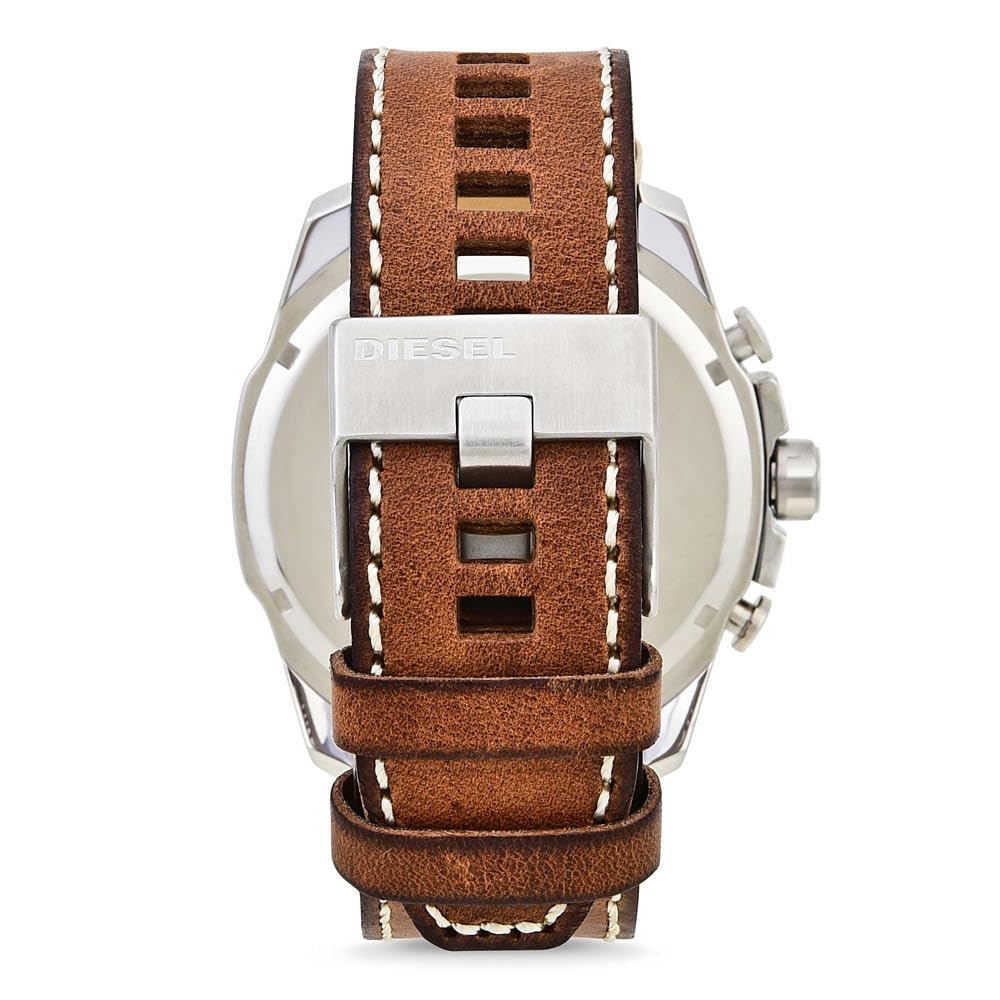 Diesel Reloj Analógico para Hombres de Cuarzo con Correa en Cuero DZ4458