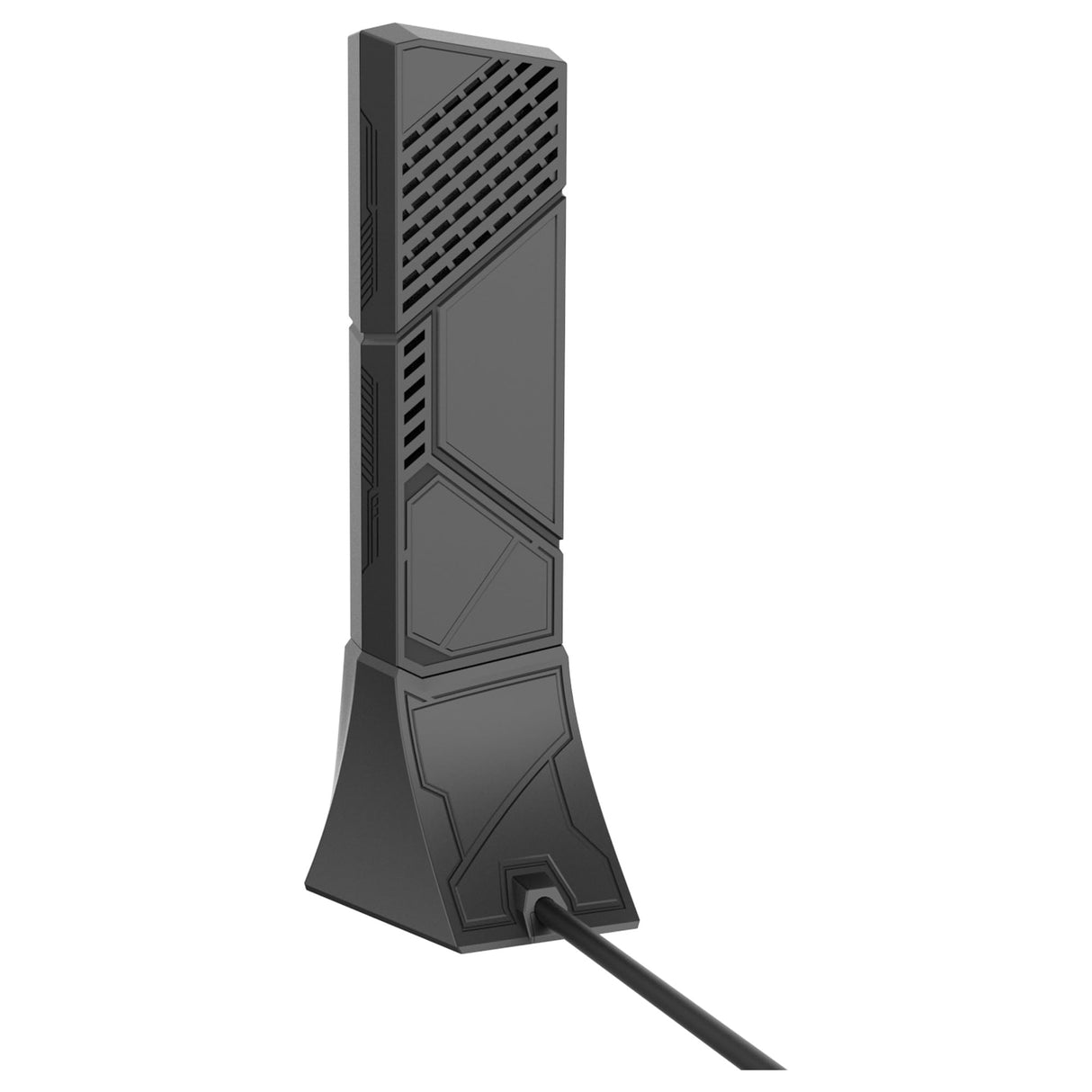 ASUS ROG USB-BE92 - Adaptador USB WiFi 7 BE6500 tribanda, Banda de 6 GHz, Compatible con 4096-QAM, Funcionamiento multienlace (MLO), Compatible con Tipo A y C, Seguridad de Red WPA3