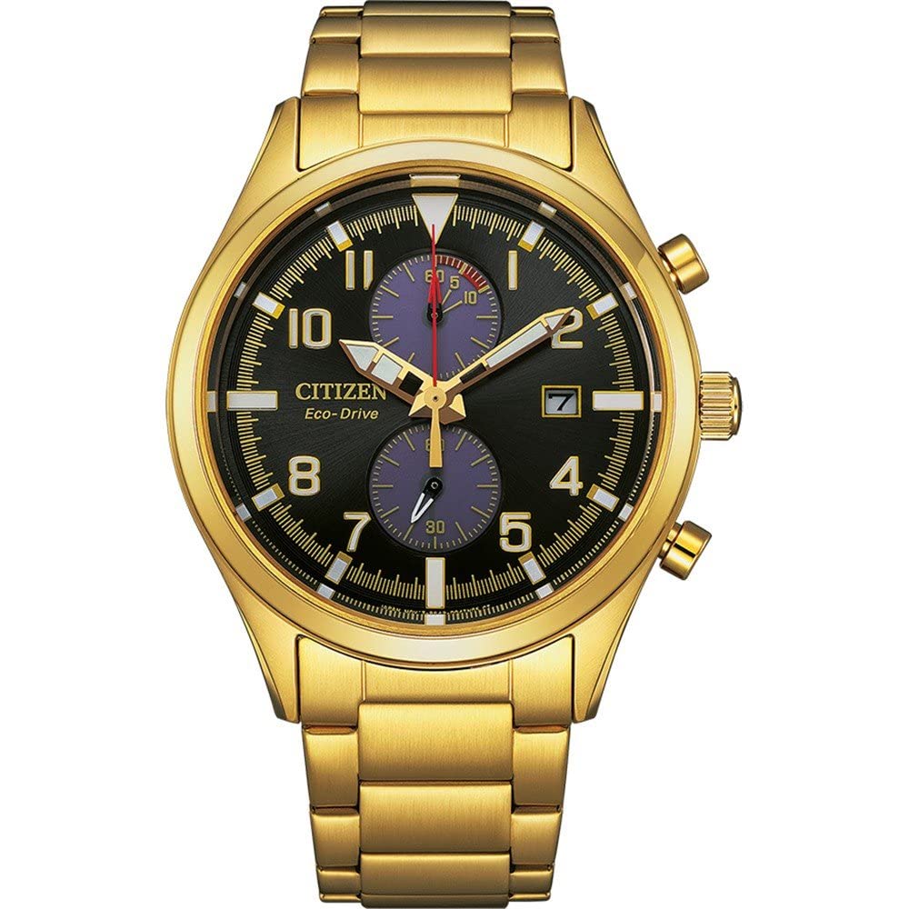 Citizen Reloj Cronógrafo para Hombres de Eco-Drive con Correa en Acero Inoxidable CA7022-87E