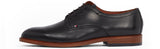 Tommy Hilfiger Calzado Derby Hombre Thunit Leather con Puntera Redonda, Negro (Black), 42