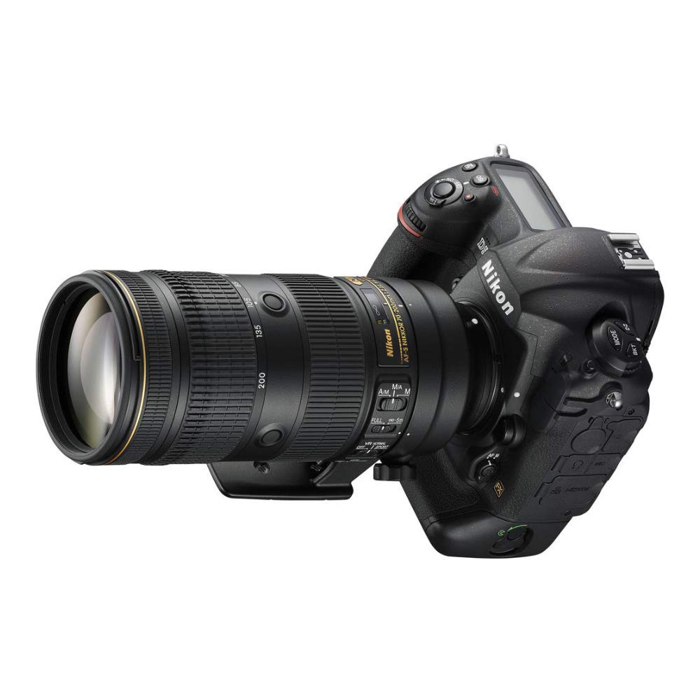 Nikon AF-S 70-200mm F4 ED VR - Objetivo para Nikon (distancia focal70-200mm, apertura f/4, zoom óptico 5x,estabilizador) color negro - Versión Europea