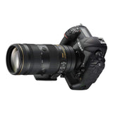 Nikon AF-S 70-200mm F4 ED VR - Objetivo para Nikon (distancia focal70-200mm, apertura f/4, zoom óptico 5x,estabilizador) color negro - Versión Europea