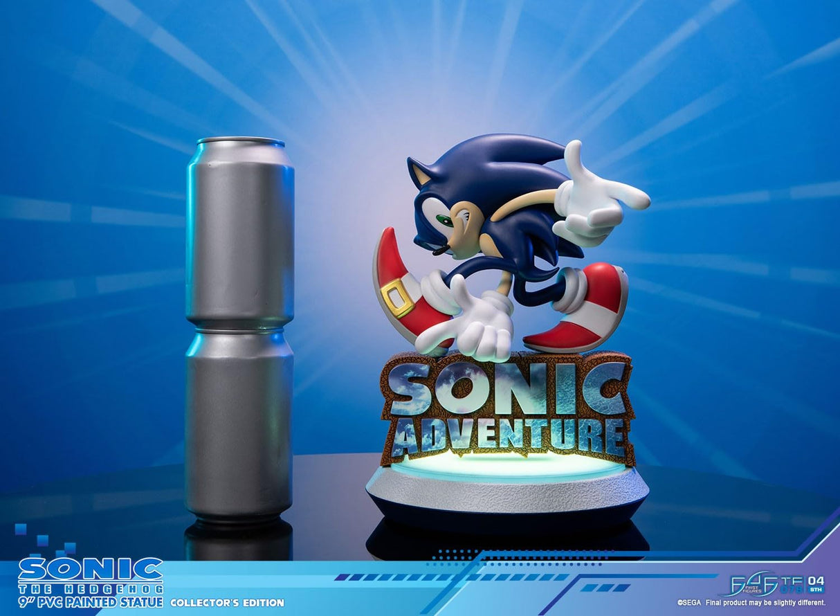 Primeras 4 Figuras Sonic Adventure Estatua PVC Sonic The Hedgehog Edición Coleccionista 23 cm