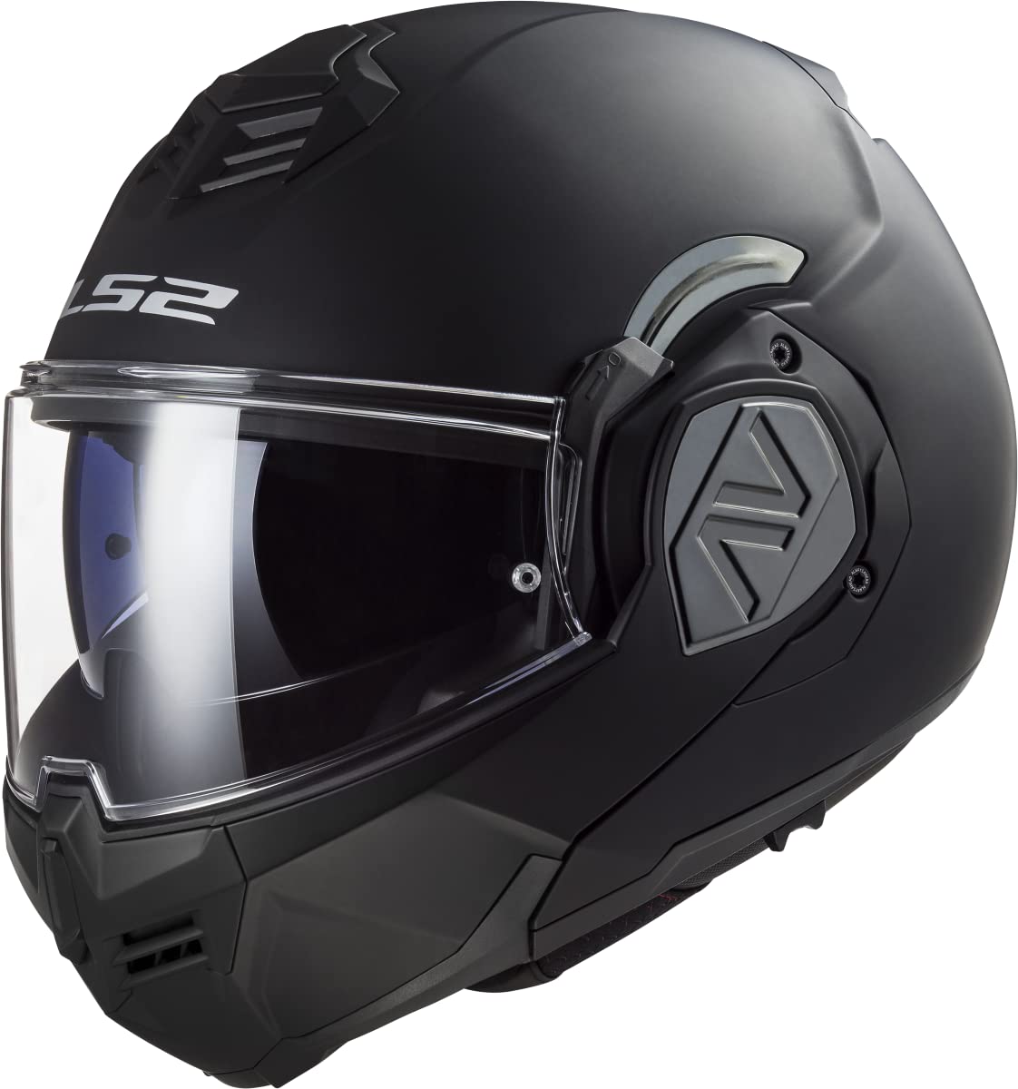 LS2, Casco Moto Modular ADVANT SOLID Matt Black, L