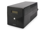 DIGITUS SAI Line-Interactive VI - 2000VA / 1000W - AVR - 4 tomas de seguridad - Software de apagado - USB / RS232 / RJ45