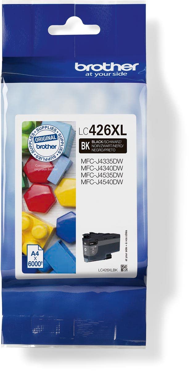 Brother Cartucho de Tinta Original MFC-J4340DW J4540DWXL J4540DW Negro (5 Unidades)