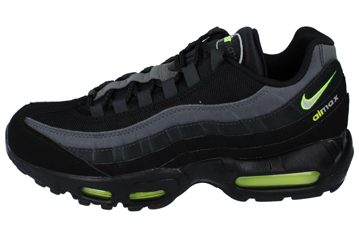 NIKE Air MAX 95, Sneaker Hombre, Black Lt Smoke Grey Volt Dk Smoke Grey, 44.5 EU