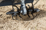 IKRA motoazada eléctrica motocultor cultivador Fem 1500, Ancho útil 17-45cm, 1500W, Incl. arado aporcador
