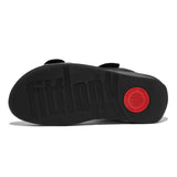 Fitflop Lulu, Sandalias Planas Mujer, Todo Negro, 39 EU