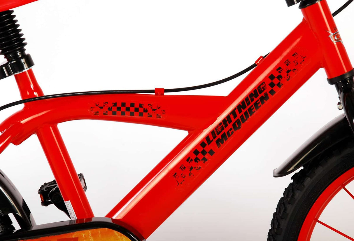 albri Bici Da Bambino Pollici Di Bicicleta de niño de 16 Pulgadas de Cars, Adultos Unisex, roja
