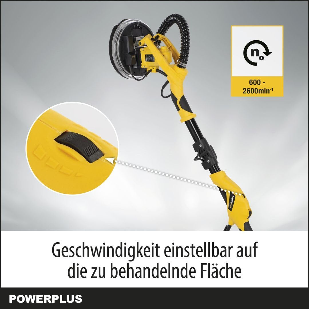 POWERPLUS POWX0479 - Lijadora para paneles de yeso 1050w 225mm
