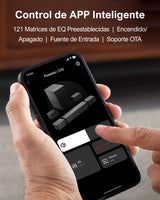 ULTIMEA 7.1 Barra de Sonido Surround Virtual, 8 Altoparlantes de Alto Rendimiento, Subwoofer Inalámbrico de 6.5", con Control a través de App, Sistema de Audio para Home Cinema, Poseidon D70