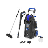 AR Blue Clean Hidrolimpiadora de Alta Presión con 2 Motopompas y Power Brush e-4 TWINFLOW D (2500 W, 150 bar, 810 l/h)