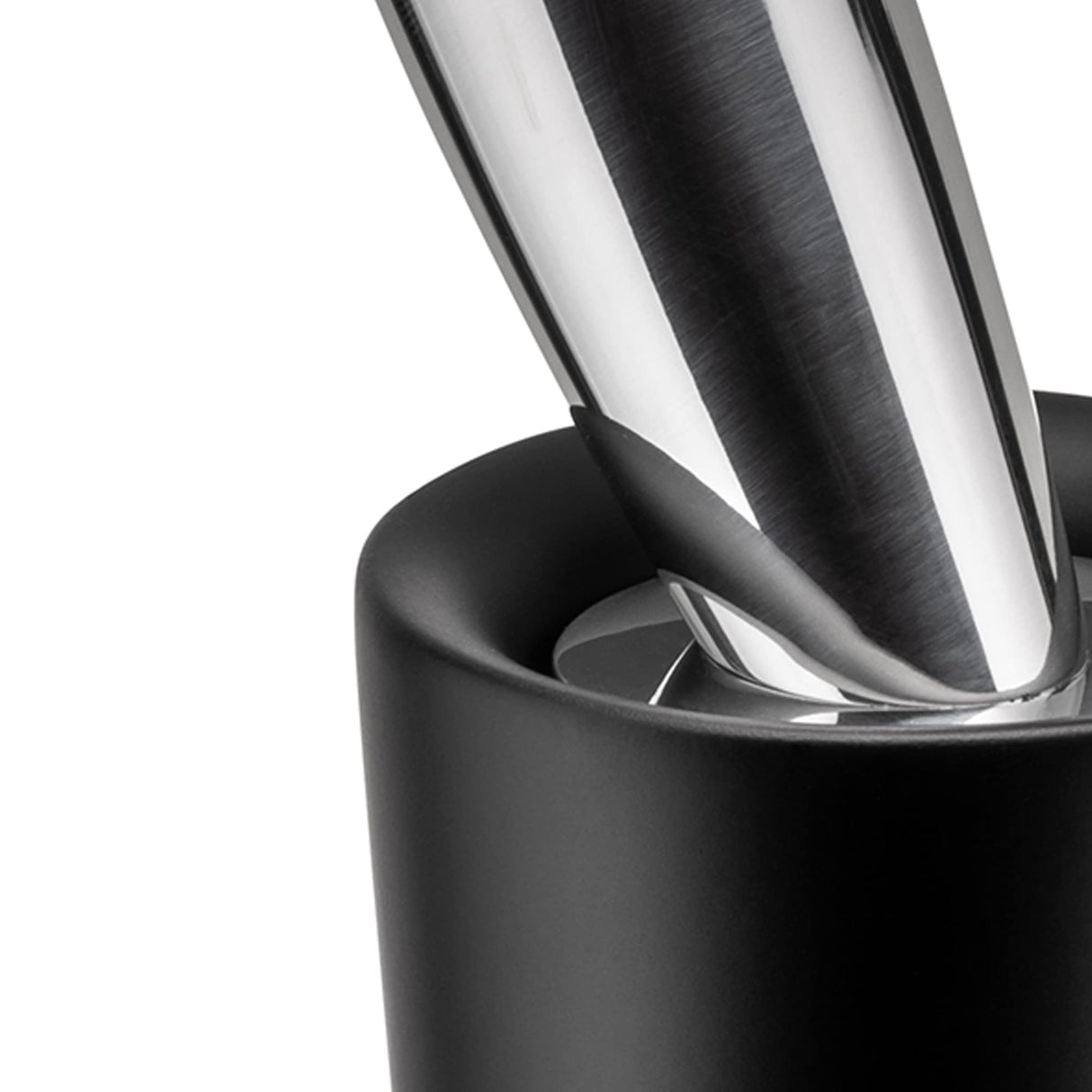 Alessi MP1562 Giant - Molinillo de pimienta de madera, color negro