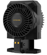 Nitecore CineWind CW30 - Ventilador de Pelo portátil para Estudio, Velocidad del Viento de 46 km/h, con 10 Niveles de Viento Ajustables, Alimentado por baterías NP-F, Interfaz de expansión versátil,