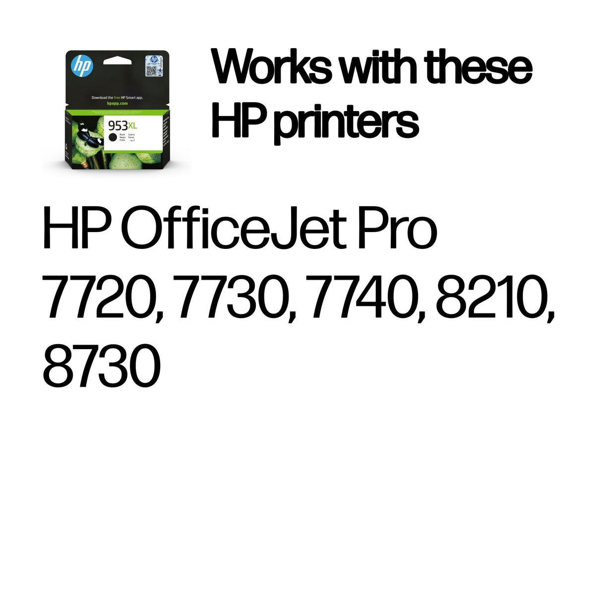 HP Cartucho de Tinta Original 953XL Negro