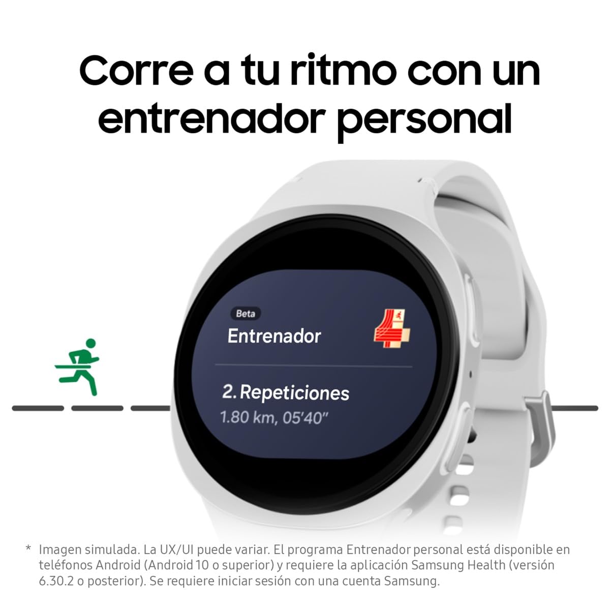 Samsung Galaxy Watch8, 40mm, LTE, Galaxy AI, Smartwatch, Procesador 3 NM, Asistente de Salud y Sueño, Seguimiento Deportivo, Garantía 3 Años + 1 año Extra, Plata (Versión Española)