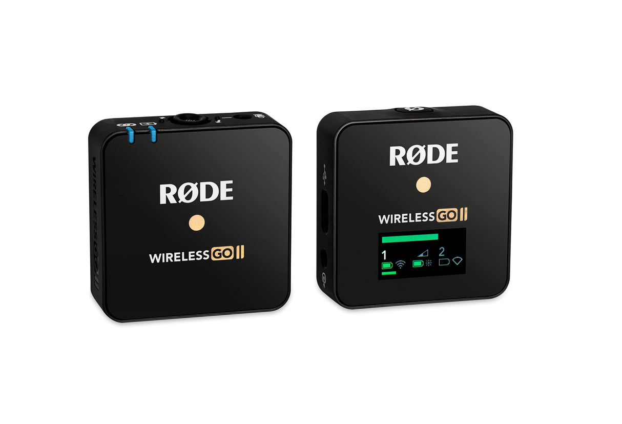 RØDE Wireless GO II Single Ultra-compact Dual-channel System with a Built-in Microphone, On-board Recording for Filmmaking, Interviews and Content Creation (Single Set)