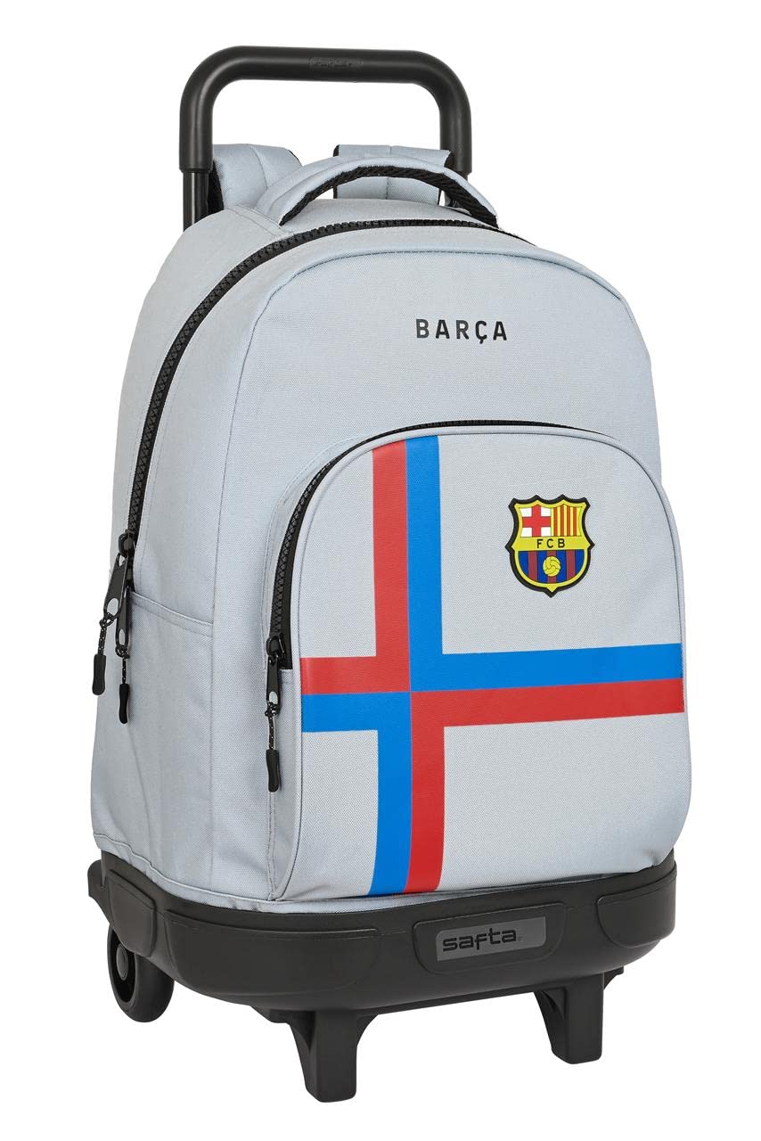 Safta Articulo, Mochila Gde. C/Ruedas Compact Ext.Simple F.C.Barcelona 3ª Equip. 22/23 Unisex niños, Multicolor, M