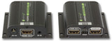 TECHLY 100709 Amplificador Extensor HDMI Full HD 3D Poe a Cable Cat.6/6A/7 40m con EDID e IR Negro