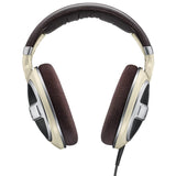 Sennheiser Auriculares HD 599 para colocar alrededor de las orejas y la parte trasera abierta, color marfil
