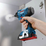Bosch Professional 18V System GDR 18V-160 - Atornillador de impacto a batería (160 Nm, sin batería, en L-BOXX)