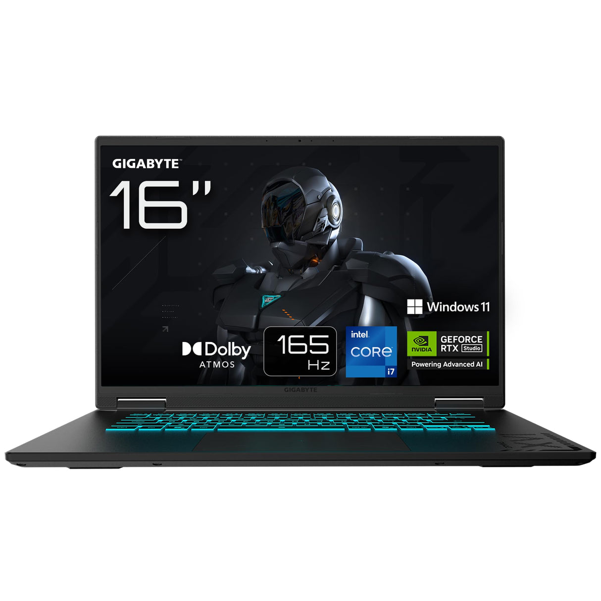 Gigabyte Gaming A16 CWH Portátil - 16,0“, 165Hz WQXGA, i7-13620H, RTX 5070, 32GB DDR5, 1TB Gen4 SSD, Win 11 Home, Garantía de 2 años, Dolby Atmos, Gaming A16 CWHI3ES864SH