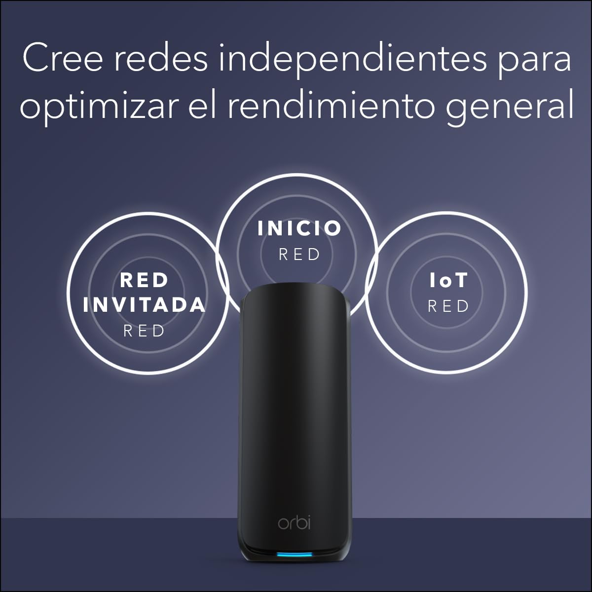 NETGEAR Orbi Mesh WiFi 7 Orbi Serie 870 (RBE873B), WiFi Mesh Router + 2 Extensores de Rango de satélite, Cobertura de hasta 600 m2, 150 Dispositivos, Puerto de Internet de 2.5 G, Negro