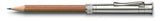 Graf von Faber-Castell 118567 Lápiz Perfecto, bañado en platino, marrón