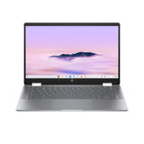 HP Chromebook Plus x360 14b-cd0004ns - Ordenador portátil con la IA de Google 14" FHD (Intel Core i3-N305, 8GB RAM, 256GB Flash, Intel UHD, ChromeOS, Cámara FHD) Silver - Teclado QWERTY Español