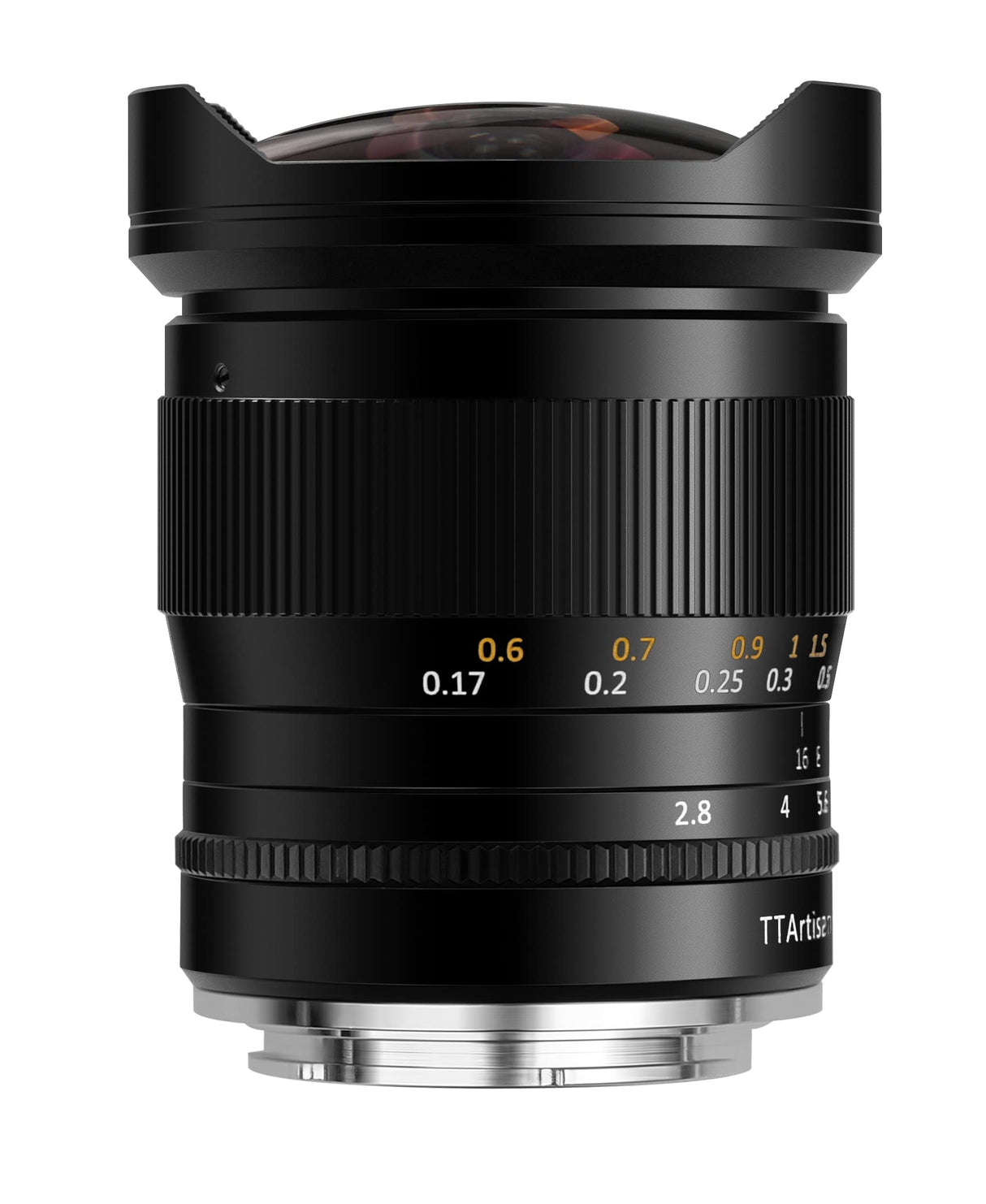 TT Artisan - Lente Ojo de pez de 11 mm f 2.8 conexión Sony E Mount Lente Ultra Gran Angular para Formato Completo en Carcasa de Aluminio, ángulo de Imagen de 180 Grados, 11 mm, F2.8, Negro