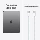 Apple iPad Air de 13 Pulgadas (M4): Pantalla Liquid Retina, 128 GB, cámaras Frontal/Trasera de 12 Mpx, Wi‑Fi 7 con el Chip N1 de Apple, Touch ID — Gris Espacial