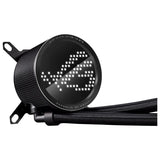 Asus ROG Ryuo III 360 ARGB Cooler CPU Todo en Uno, Radiador de 400 mm, Asetek 8th Gen, 3 Ranuras para Ventiladores de 120 mm, LED Anime Matrix, Intel LGA 1700, 115x, 1200 y AMD AM4, AM5