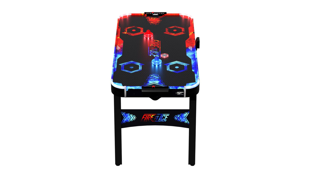 Carromco Airhockey Fire Vs Ice, Unisex, Negro, Uni