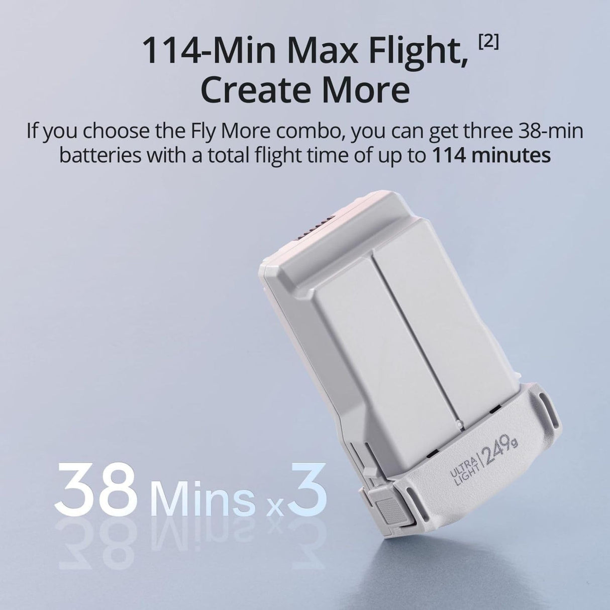 DJI Pack Mini 3 Vuela Más (RC) – Dron Mini con cámara ligero y plegable con vídeo 4K HDR, 38 min de tiempo de vuelo, Grabación vertical y funciones inteligentes, Color Gris