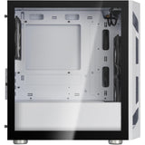 Silverstone Fara H1M Pro, Blanco, Chasis Gaming Micro-ATX Elegante y Diferente con iluminación ARGB, SST-FAH1MW-PRO