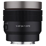 Samyang Lente de Enfoque automático Cine Gran Angular de Marco Completo T1.9 de 24 mm para Sony E (SYCAF24-NEX)