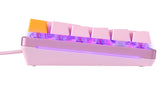 Glorious Gaming GMMK 2 Full Size (96%) - Teclado gaming mecánico, carcasa de aluminio, personalizable, keycaps dobles, switches Glorious Fox, RGB, distribuciones QWERTY español - Rosa