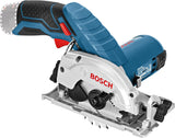 Bosch Professional 12V System GKS 12V-26 - Sierra circular a batería (Ø disco 85 mm, 2 baterías x 3.0 Ah, en L-BOXX)