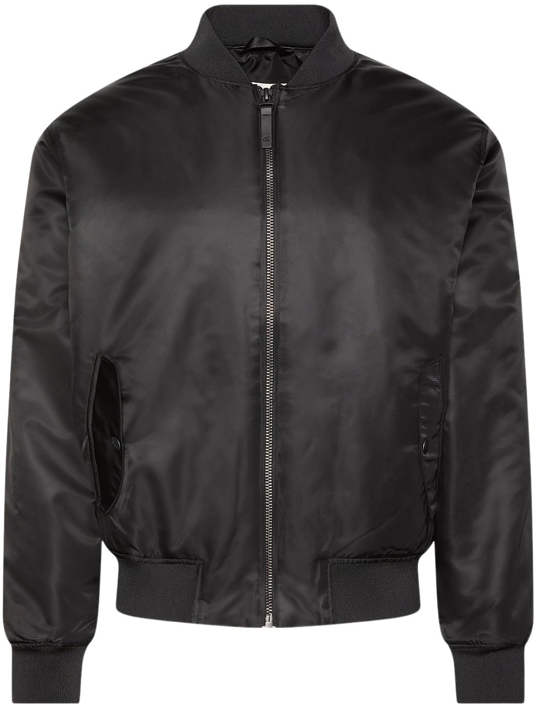 Calvin Klein Cazadora bomber Hombre Jeans Hero con cremallera, Negro (Black), M