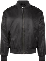 Calvin Klein Cazadora bomber Hombre Jeans Hero con cremallera, Negro (Black), M