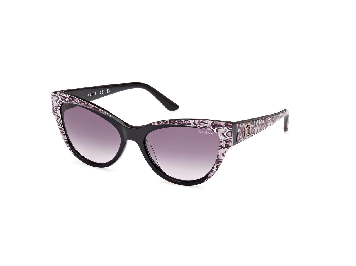 Guess GU0011205B57 Gafas, 05b Shiny Black, 140/17/42,5 para Mujer